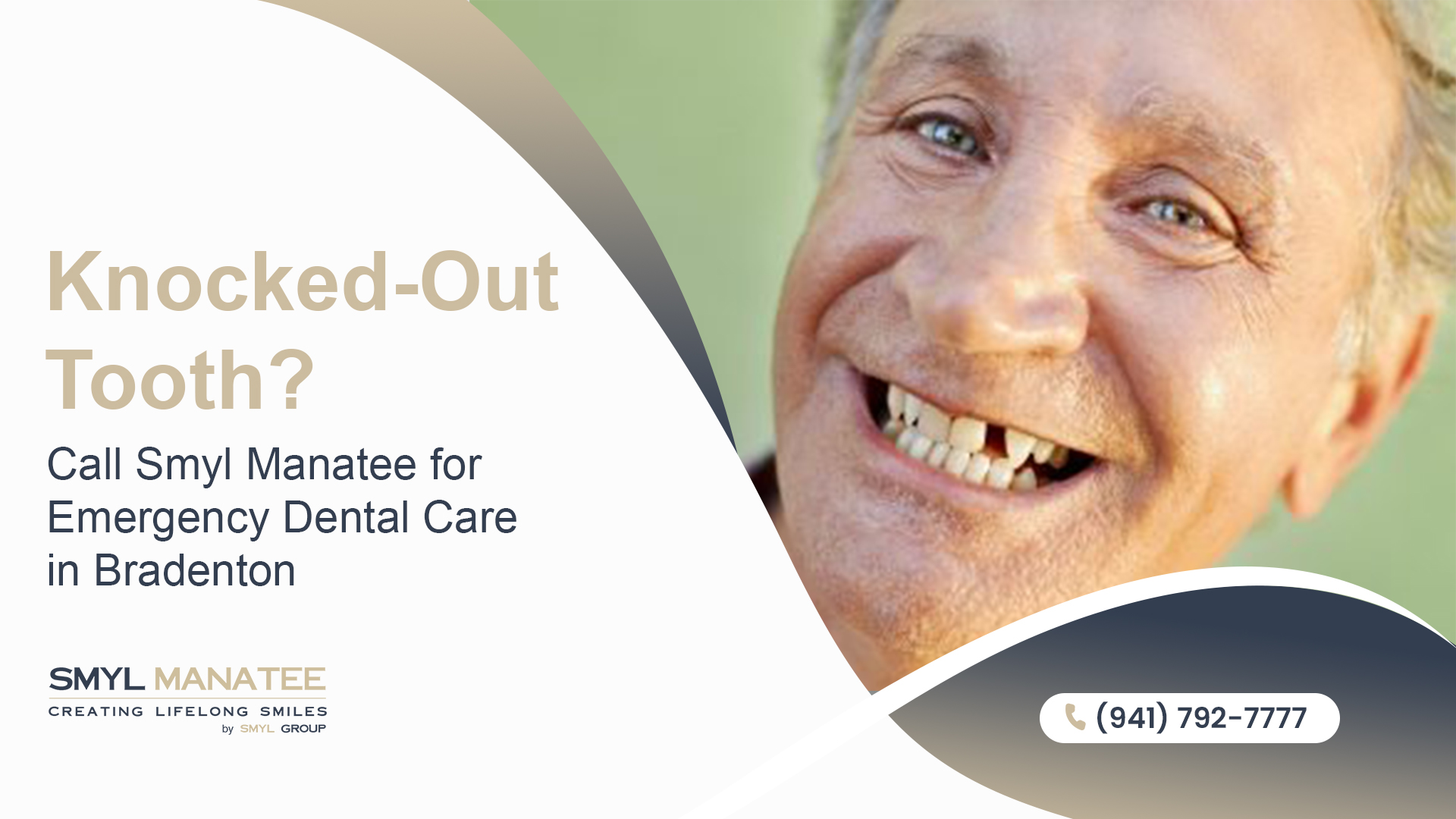 A knocked-out tooth needs quick action!